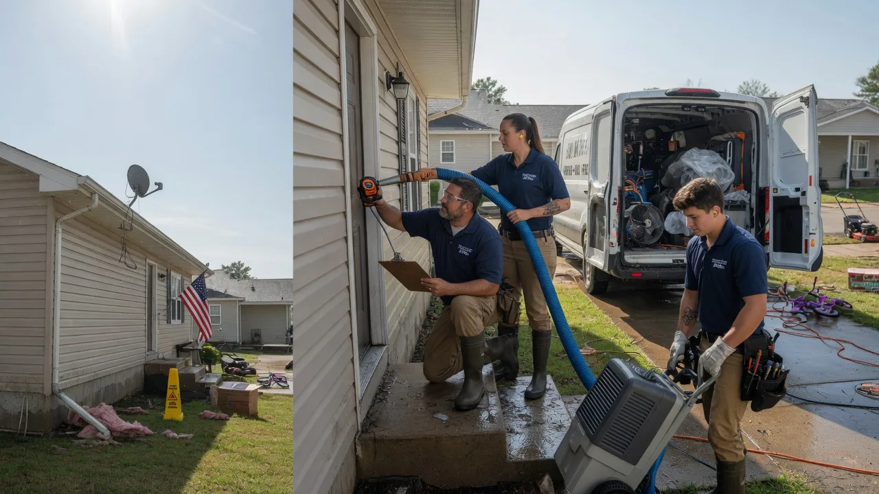 Ceiling Water Damage Restoration in Richland, MO near me